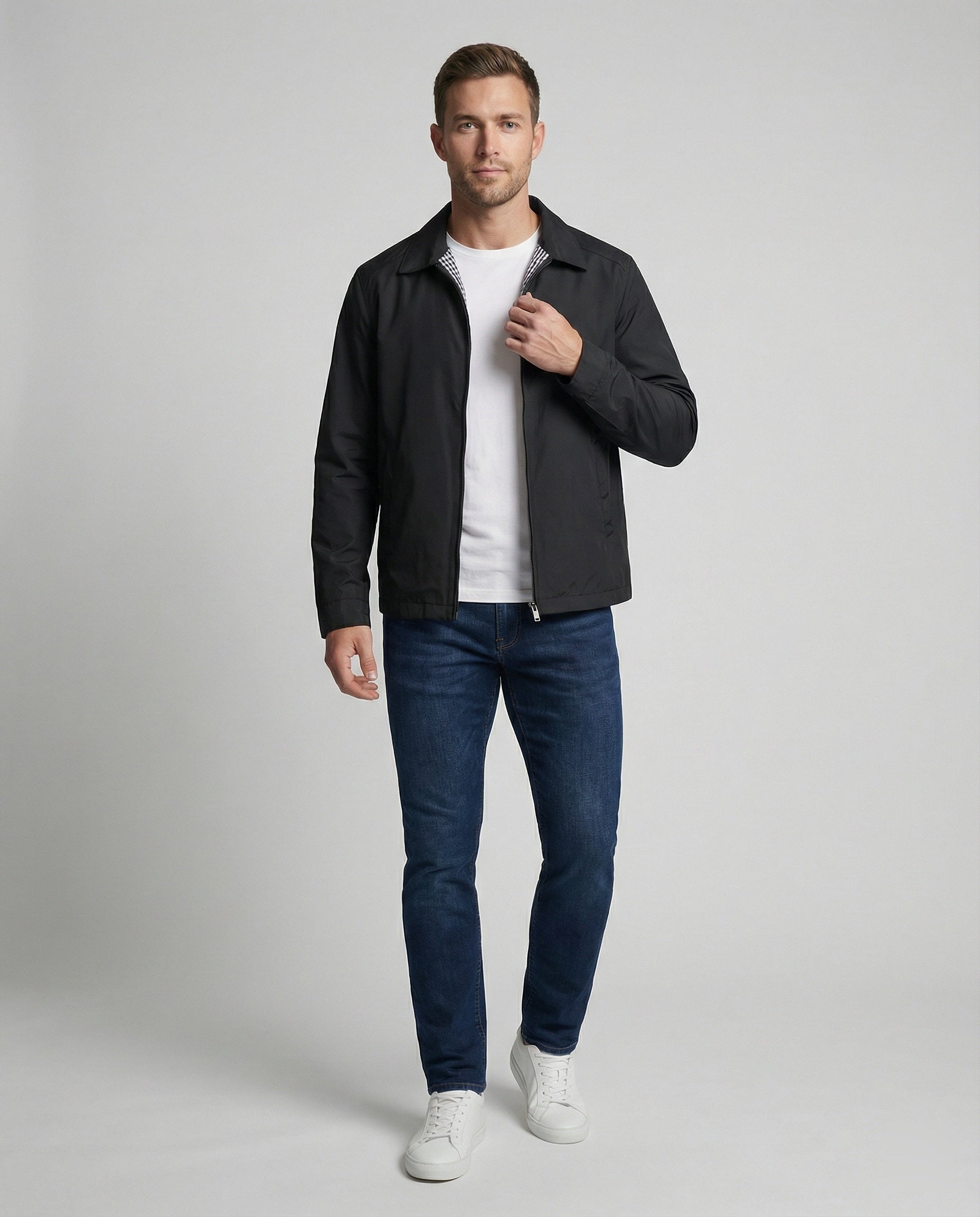 Veste Droite À Manches Longues Pour Homme | Idéale Pour La Mi-Saison Et Le Cadre Professionnel