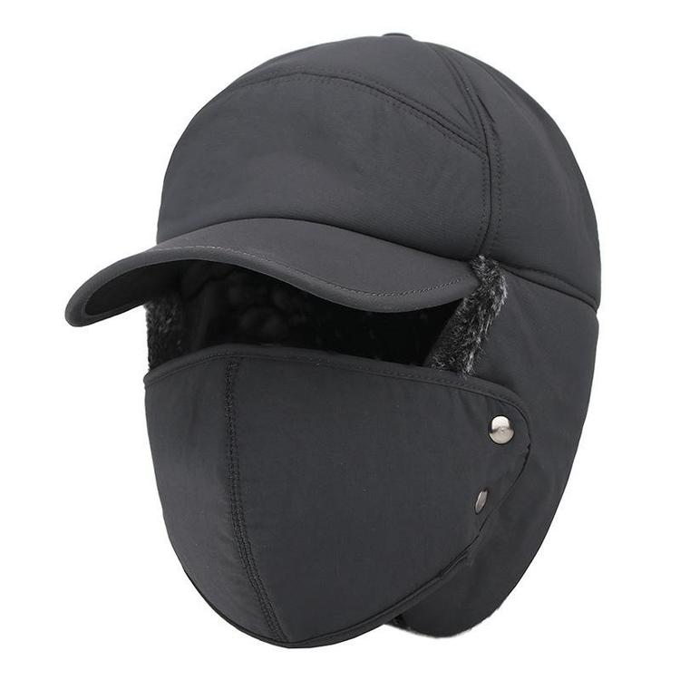 Chapeau d’Hiver avec Protection du Visage et des Oreilles pour Adulte | Idéal pour les Activités en Extérieur