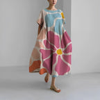 Robe Midi à Imprimé Floral Coupe Décontractée pour Femme | Idéale pour un Usage Quotidien et des Occasions Décontractées