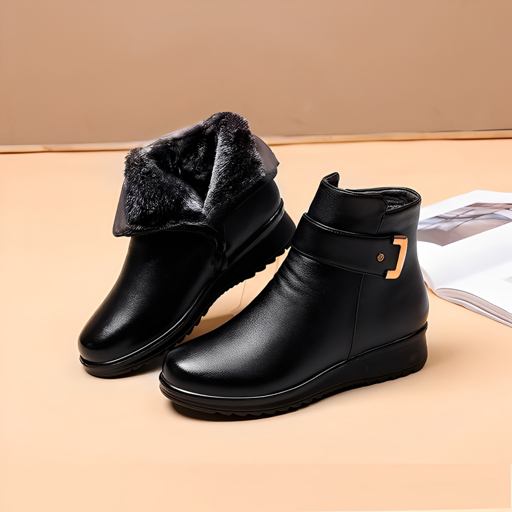 Bottes Avec Semelle De Soutien Et Coupe Classique Pour Femmes | Idéales Pour L’automne Et L’hiver