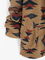 Cardigan Long À Motifs Géométriques pour Femme | Idéal pour L’Hiver Et La Maison