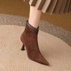 Bottines à Bout Pointu avec Talon Fin pour Femme | Idéal pour Occasions Formelles