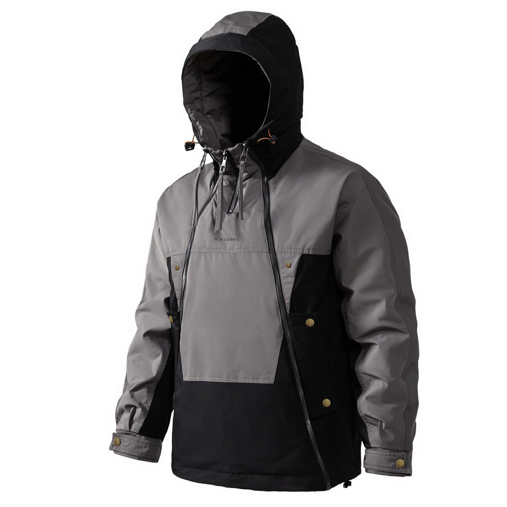Veste D’Hiver Zippée avec Capuche Amovible pour Homme | Idéale pour Saison Froide