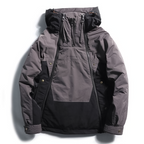 Veste D’Hiver Zippée avec Capuche Amovible pour Homme | Idéale pour Saison Froide