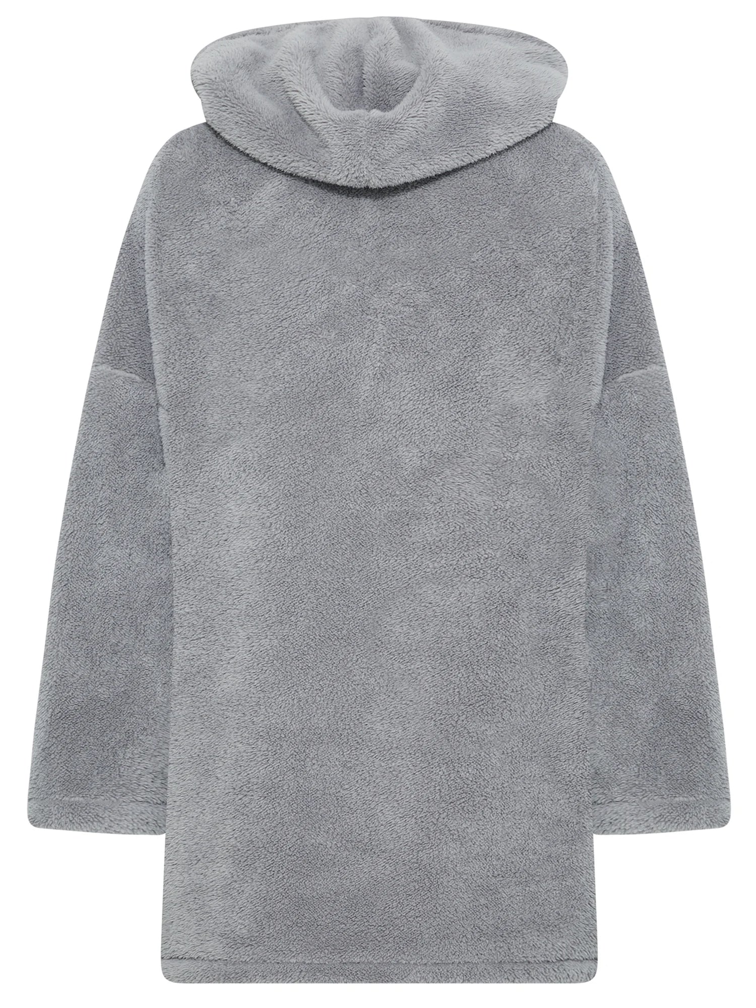 Robe À Capuche Ample avec Poches pour Femme Grande Taille | Idéale pour L’Automne Et L’Hiver