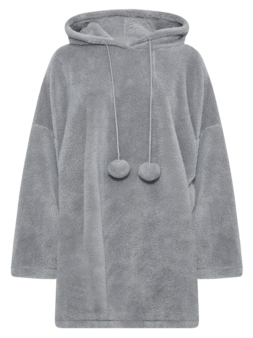 Robe À Capuche Ample avec Poches pour Femme Grande Taille | Idéale pour L’Automne Et L’Hiver