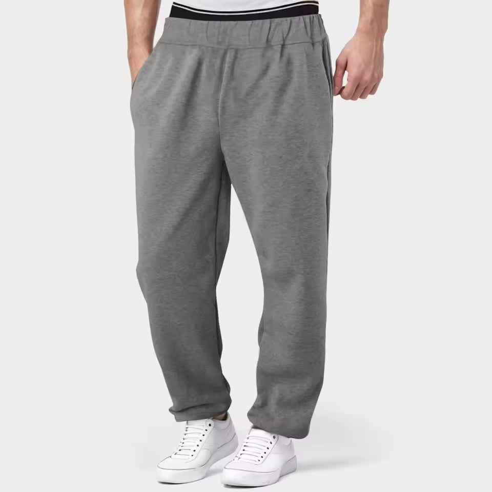 Pantalon De Survêtement Droit Avec Taille Élastique Pour Homme | Idéal Pour Un Usage Quotidien