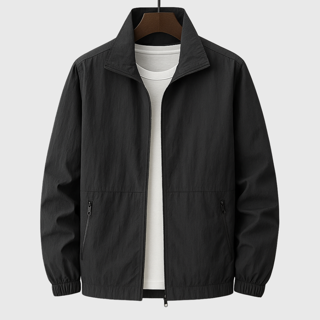 Veste Légère avec Col Montant pour Homme | Idéal pour La Mi-Saison