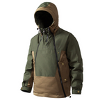 Veste D’Hiver Zippée avec Capuche Amovible pour Homme | Idéale pour Saison Froide