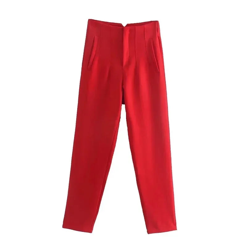 Pantalon Classique Avec Coupe Droite Pour Femmes | Idéal Pour Travail Et Occasions
