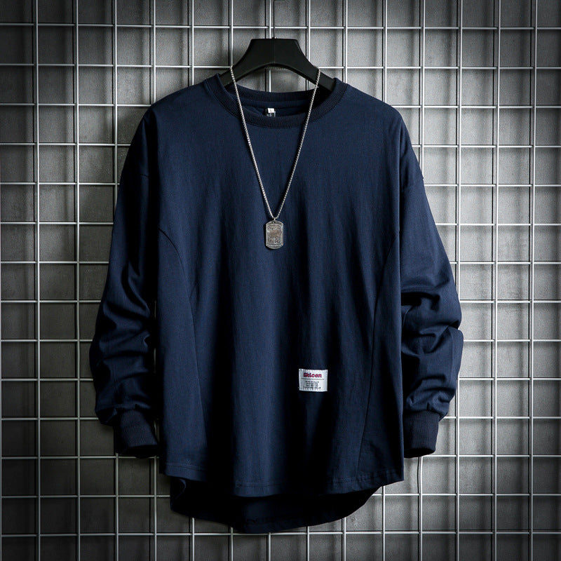 Pull En Maille Coupe Oversize Avec Col Rond Et Ourlet Allongé Pour Homme | Idéal Pour Usage Quotidien