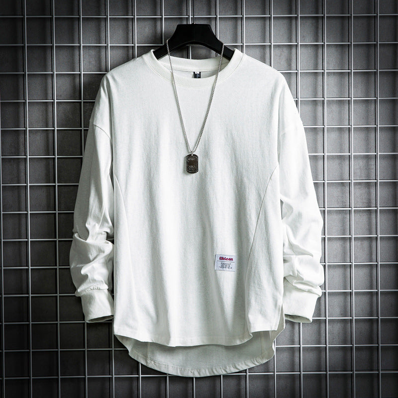Pull En Maille Coupe Oversize Avec Col Rond Et Ourlet Allongé Pour Homme | Idéal Pour Usage Quotidien