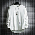 Pull En Maille Coupe Oversize Avec Col Rond Et Ourlet Allongé Pour Homme | Idéal Pour Usage Quotidien