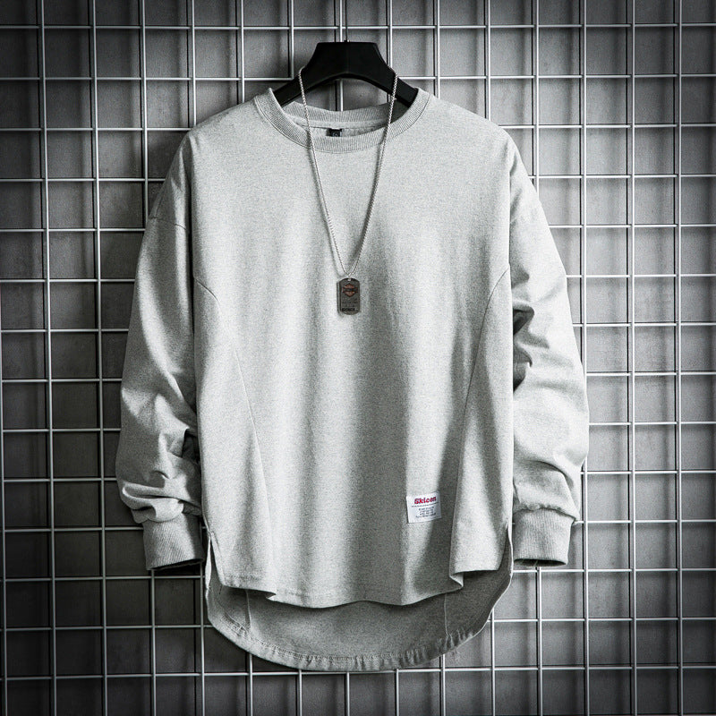 Pull En Maille Coupe Oversize Avec Col Rond Et Ourlet Allongé Pour Homme | Idéal Pour Usage Quotidien