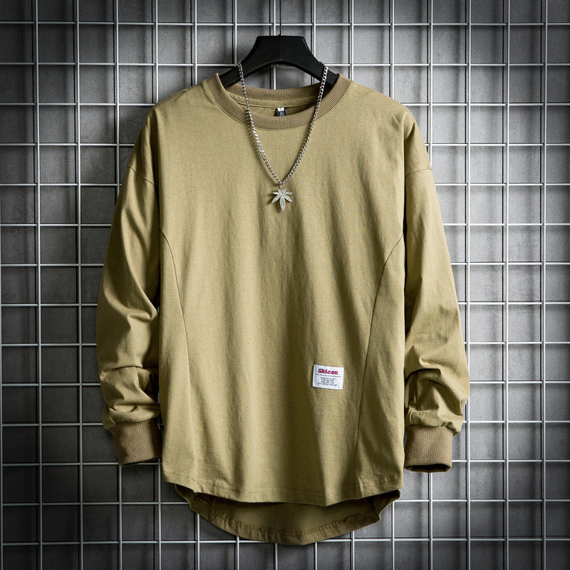 Pull En Maille Coupe Oversize Avec Col Rond Et Ourlet Allongé Pour Homme | Idéal Pour Usage Quotidien
