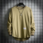 Pull En Maille Coupe Oversize Avec Col Rond Et Ourlet Allongé Pour Homme | Idéal Pour Usage Quotidien