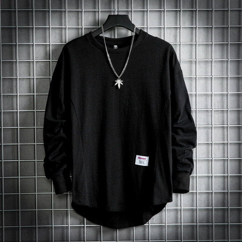 Pull En Maille Coupe Oversize Avec Col Rond Et Ourlet Allongé Pour Homme | Idéal Pour Usage Quotidien
