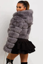 Manteau Court avec Ceinture pour Femme | Idéal pour l’Hiver