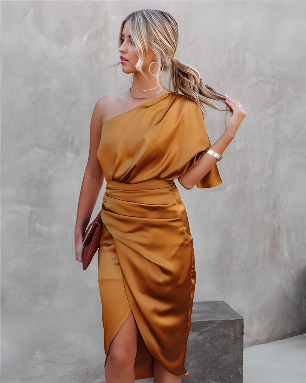 Robe De Soirée Courte avec Coupe Ajustée Et Col Rond pour Femmes | Idéale pour Les Occasions Spéciales
