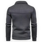 Veste Épaissie avec Fermeture À Boutons pour Hommes | Idéale pour Les Journées Froides