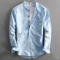 Chemise En Lin À Col Classique Pour Homme | Idéal Pour Été