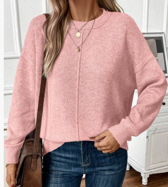 Pull À Coupe Classique Avec Manches Longues Pour Femme | Idéal Pour Usage Quotidien