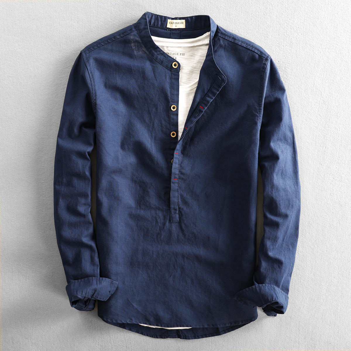 Chemise En Lin À Col Classique Pour Homme | Idéal Pour Été