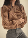 Pull Ample avec Manches Longues pour Femme | Idéal pour l’Automne Et l’Hiver