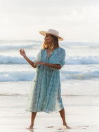 Robe Longue à Coupe Fluide pour Femme | Idéale pour Été et Sorties Décontractées