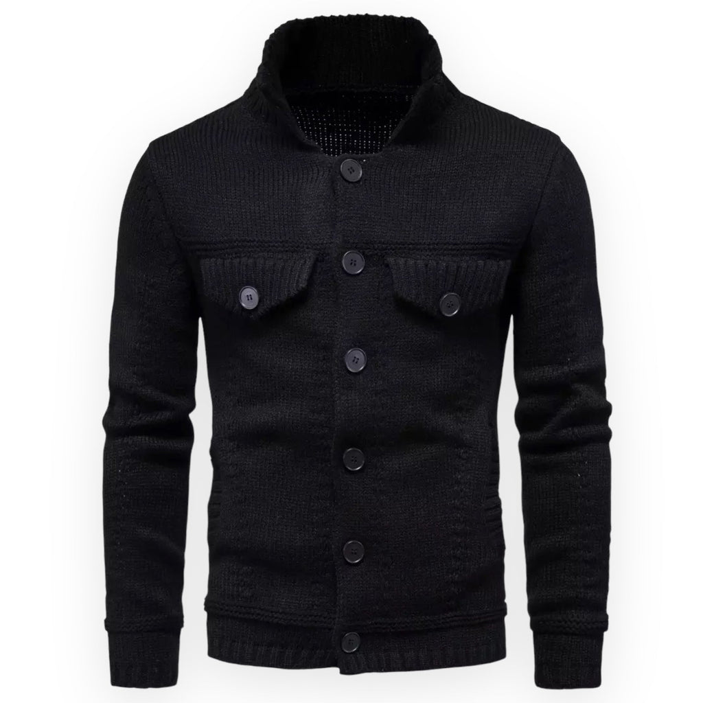 Veste Épaissie avec Fermeture À Boutons pour Hommes | Idéale pour Les Journées Froides