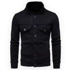 Veste Épaissie avec Fermeture À Boutons pour Hommes | Idéale pour Les Journées Froides