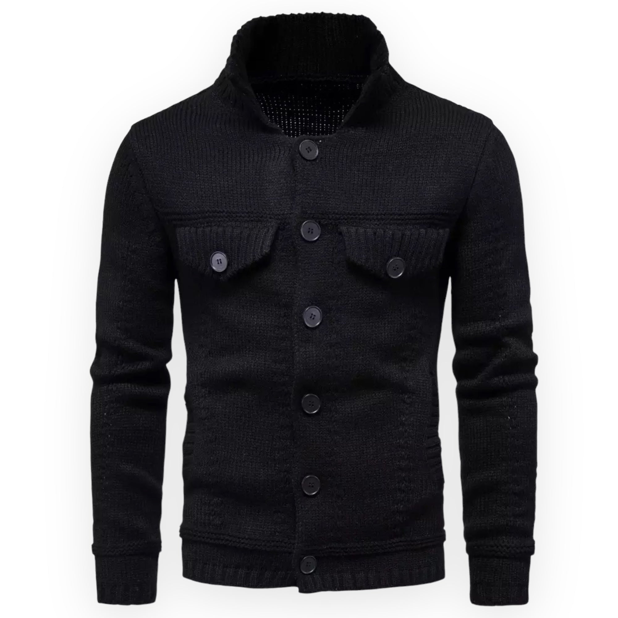 Veste Épaissie avec Fermeture À Boutons pour Hommes | Idéale pour Les Journées Froides