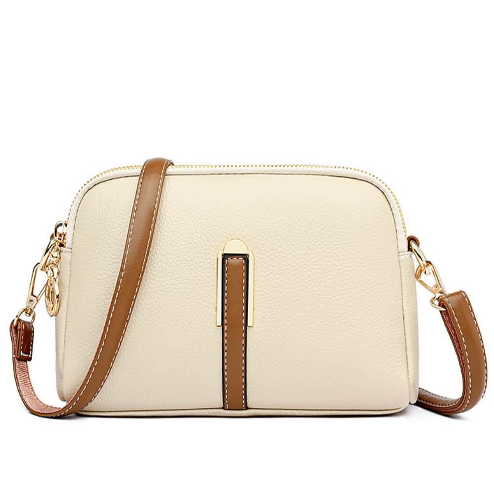 Sac Bandoulière Compact Avec Détails Contrastés Pour Femme | Idéal Pour Usage Quotidien
