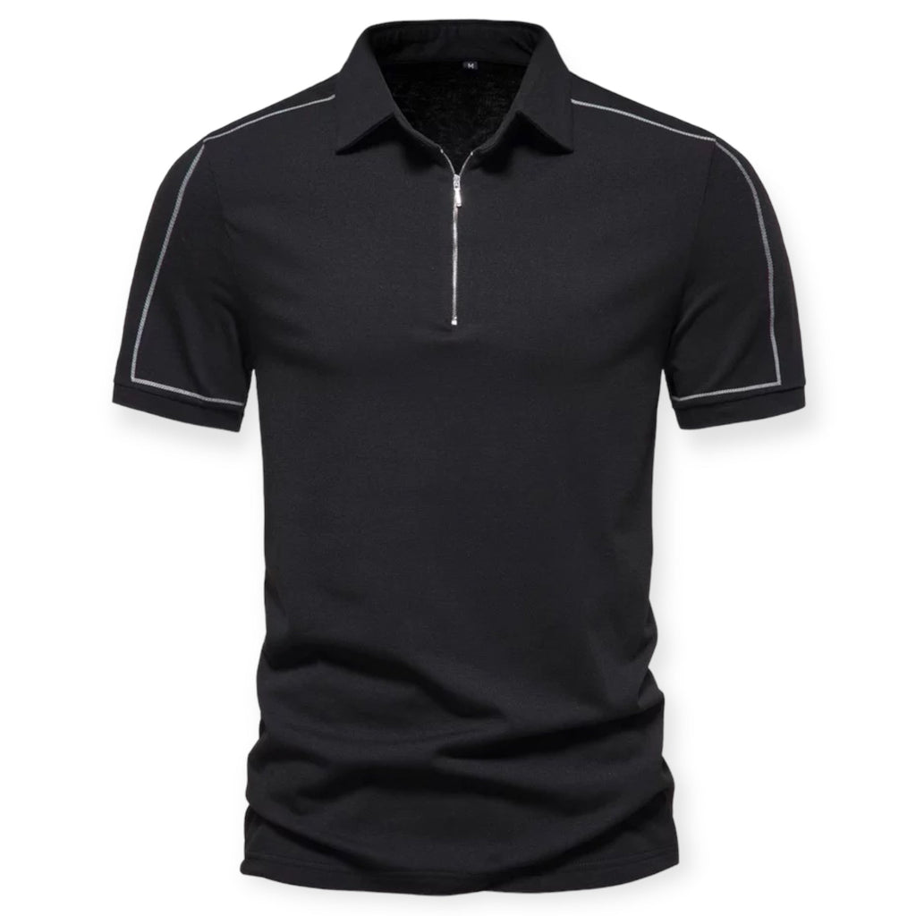 Chemise À Manches Courtes Avec Fermeture Zippée Pour Homme | Idéale Pour Un Usage Quotidien