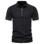 Chemise À Manches Courtes Avec Fermeture Zippée Pour Homme | Idéale Pour Un Usage Quotidien