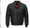 Bomber pour Hommes avec Fermeture Zippée et Manches Longues | Idéal pour Tenues Quotidiennes