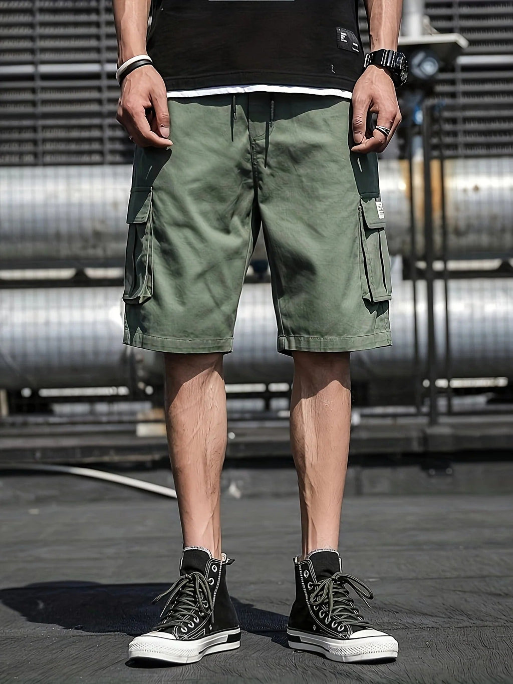 Short Cargo avec Poches Multiples pour Homme | Idéal pour l'Été