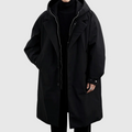 Manteau De Pluie Long avec Capuche pour Homme | Idéal pour Les Jours Pluvieux