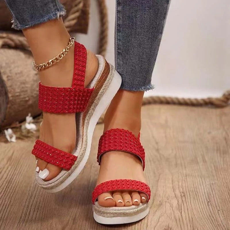 Sandales À Plateforme Avec Brides Ajustables Pour Femmes | Idéal Pour L'Été