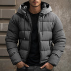 Veste D'hiver Avec Capuche Et Poches Pour Homme | Idéale Pour La Saison Froide