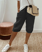Short Ample avec Taille Élastique pour Femme | Idéal pour les Journées Décontractées