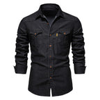Chemise Slim-Fit avec Tissu Extensible pour Homme | Idéale pour un Usage Décontracté ou Quotidien