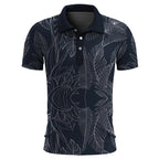 Polo À Manches Courtes Imprimé Tropical En Grandes Tailles Pour Homme | Idéal Pour L'Été Et Les Loisirs