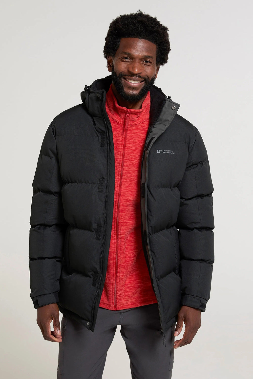 Veste Matelassée avec Capuche et Poches Zippées pour Homme | Idéale pour l’Hiver