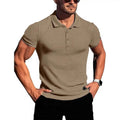 Polo À Manches Courtes Avec Motif Rayé Vertical Pour Homme | Idéal Pour Le Quotidien Et Les Activités Sportives