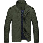 Veste à Col Montant pour Hommes avec Fermeture Zippée | Idéal pour Tenues Quotidiennes