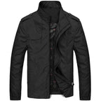 Veste à Col Montant pour Hommes avec Fermeture Zippée | Idéal pour Tenues Quotidiennes