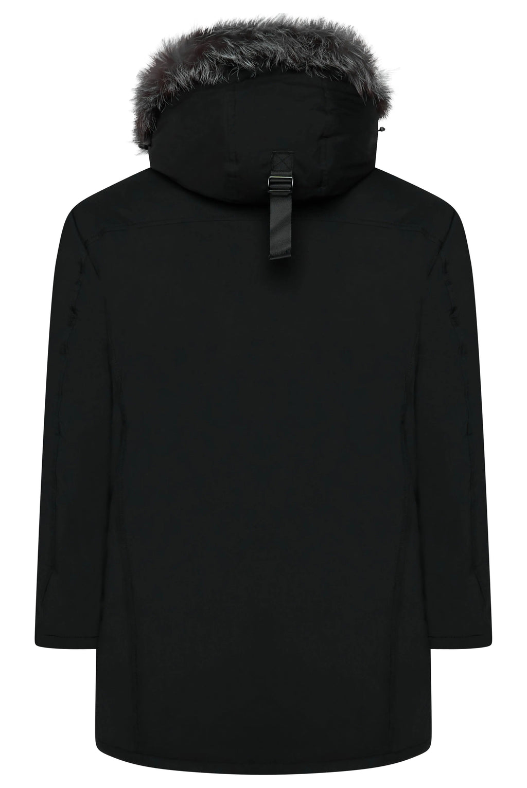 Veste Longue Matelassée avec Capuche et Poches Zippées pour Homme | Idéale pour l’Hiver