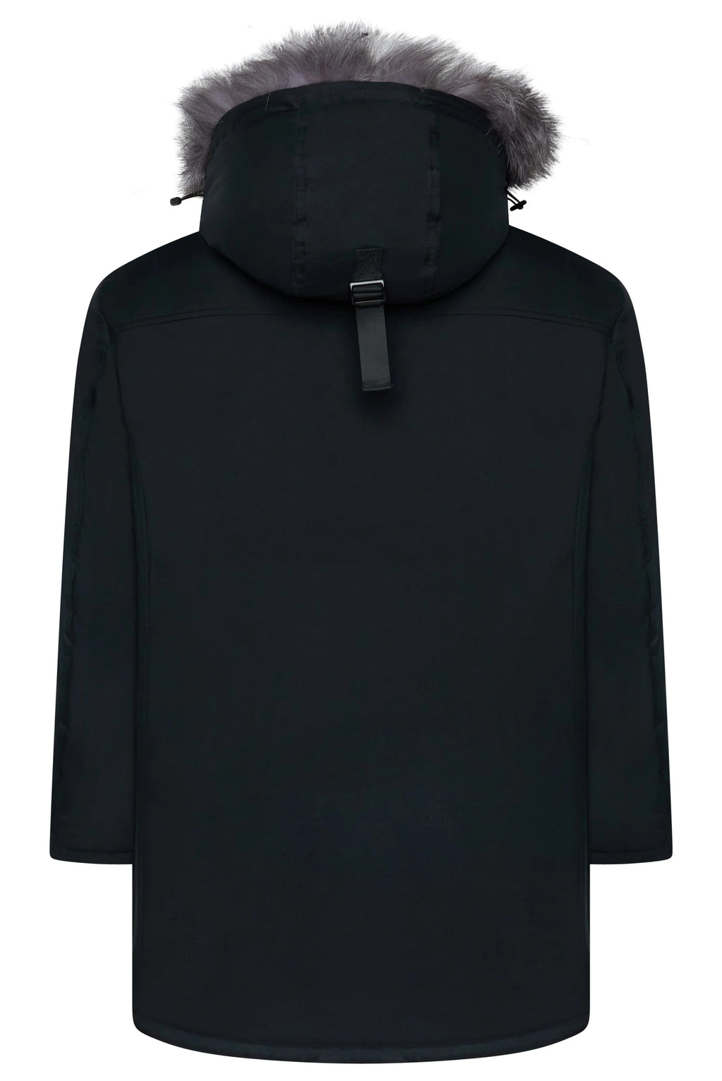 Veste Longue Matelassée avec Capuche et Poches Zippées pour Homme | Idéale pour l’Hiver