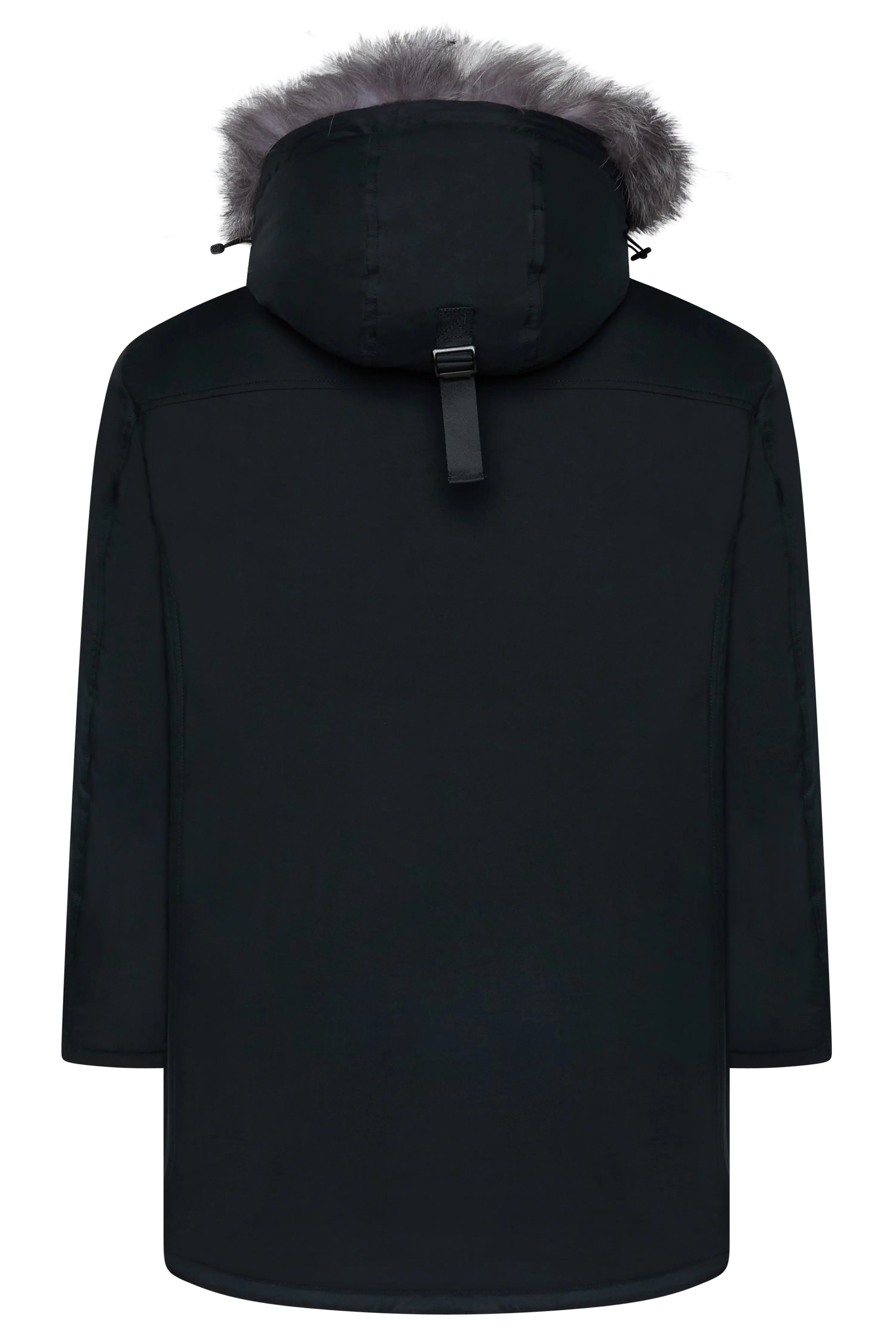 Veste Longue Matelassée avec Capuche et Poches Zippées pour Homme | Idéale pour l’Hiver